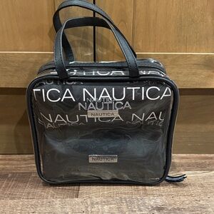 Nautica Black Clear Square Tote ***NEW***